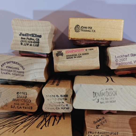 Big Lot Vintage Stamps Stampin Up Stampendous Sanrio All Night Media Suzy's Zoo - Picture 9 of 16